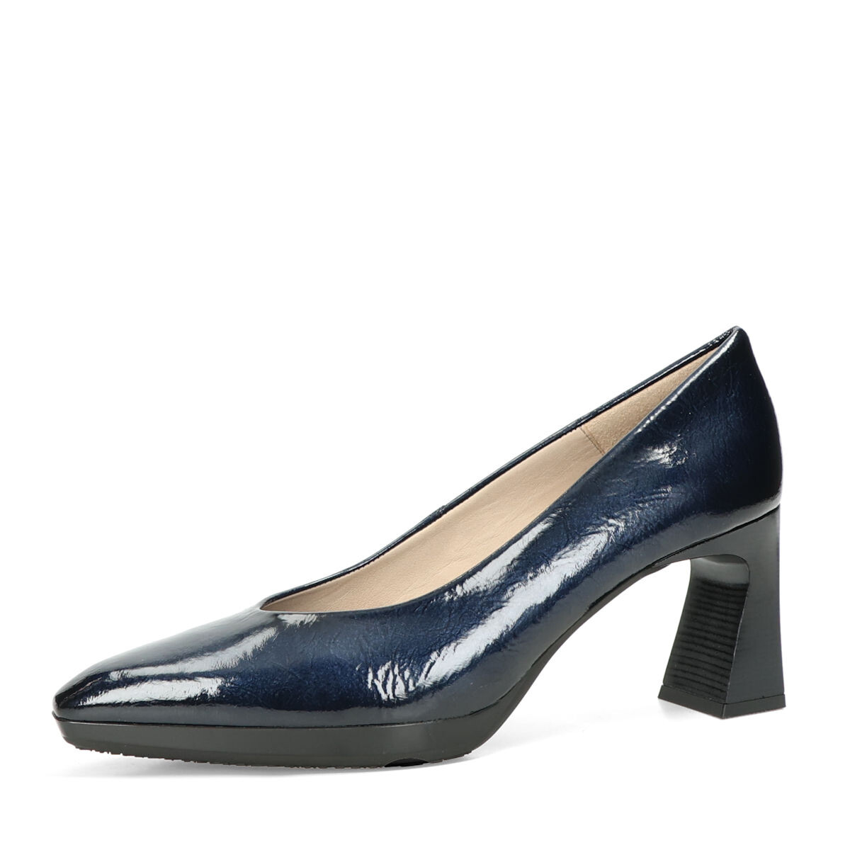 Hispanitas dámské kožené lodičky - tmavomodré - 36