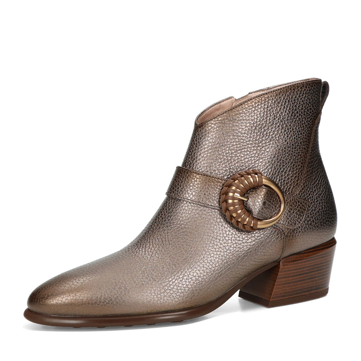 Hispanitas dámské stylové kotníkové kozačky - bronzové - 36