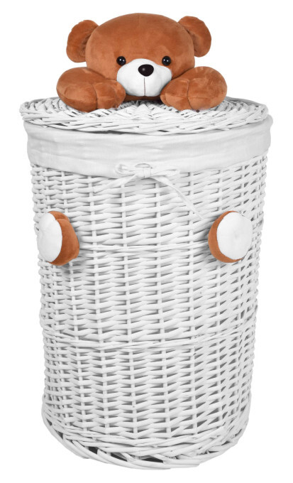 Koš na hračky / prádlo s medvídkem 75 L