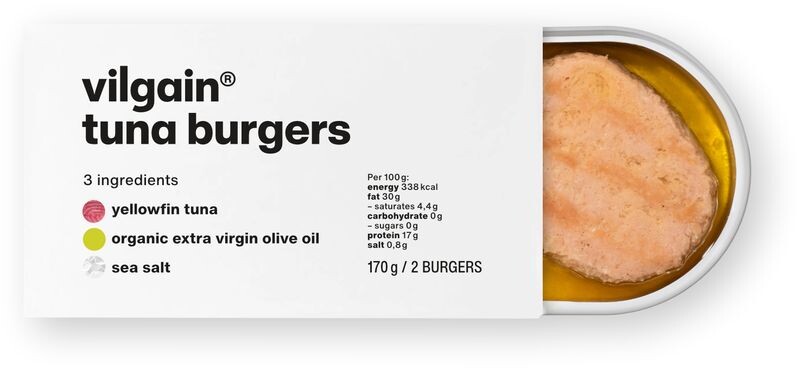 Vilgain Tuňákové burgery – 170 g