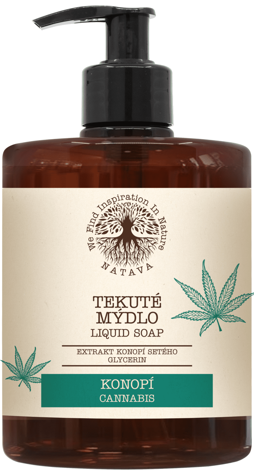 NATAVA Tekuté mýdlo Konopí 500 ml