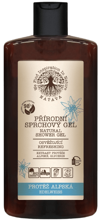 NATAVA Sprchový gel Protěž Alpská 250 ml