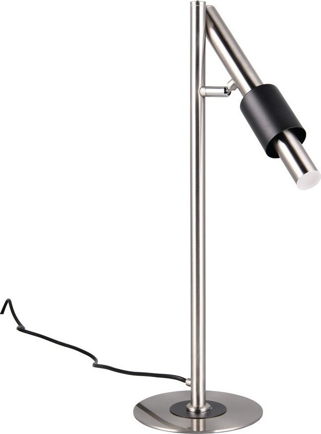 Černá/ve stříbrné barvě LED stolní lampa (výška 50 cm) Ikaris – Trio Select
