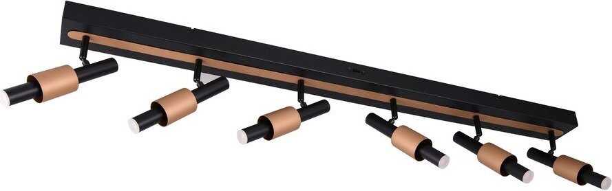 Černé/v bronzové barvě LED bodové svítidlo 20,5x120 cm Ikaris – Trio Select