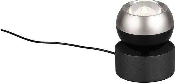 Černá/ve stříbrné barvě LED stolní lampa (výška 14 cm) Orbit – Trio Select