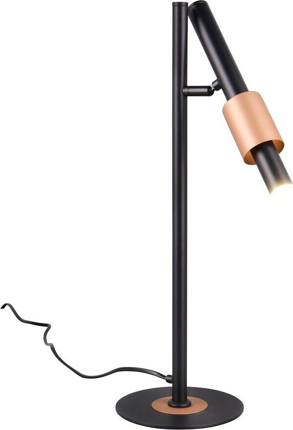 Černá/v bronzové barvě LED stolní lampa (výška 50 cm) Ikaris – Trio Select