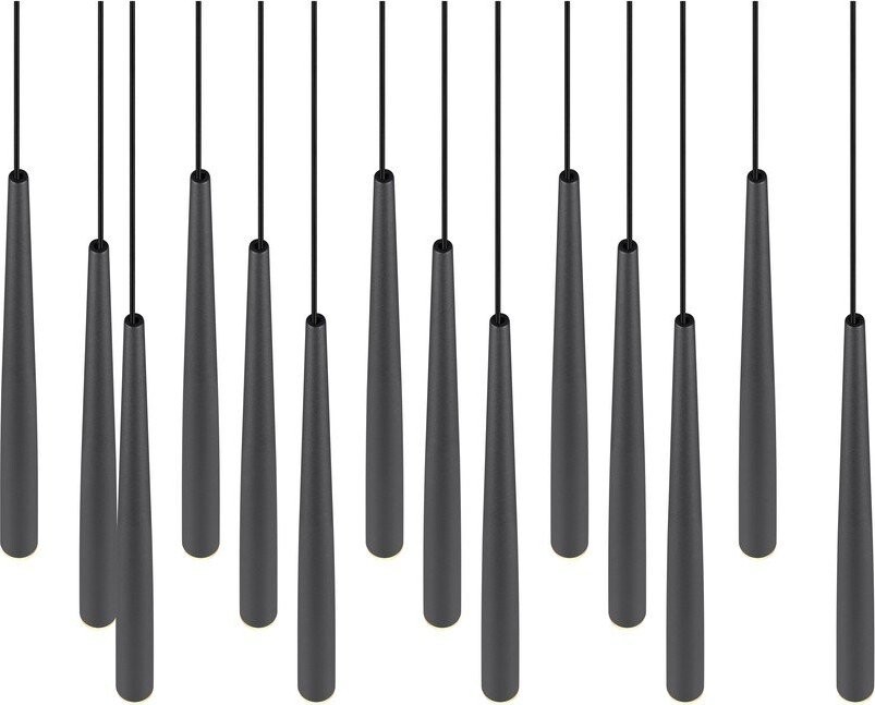 Černé LED závěsné svítidlo Cala – Trio Select