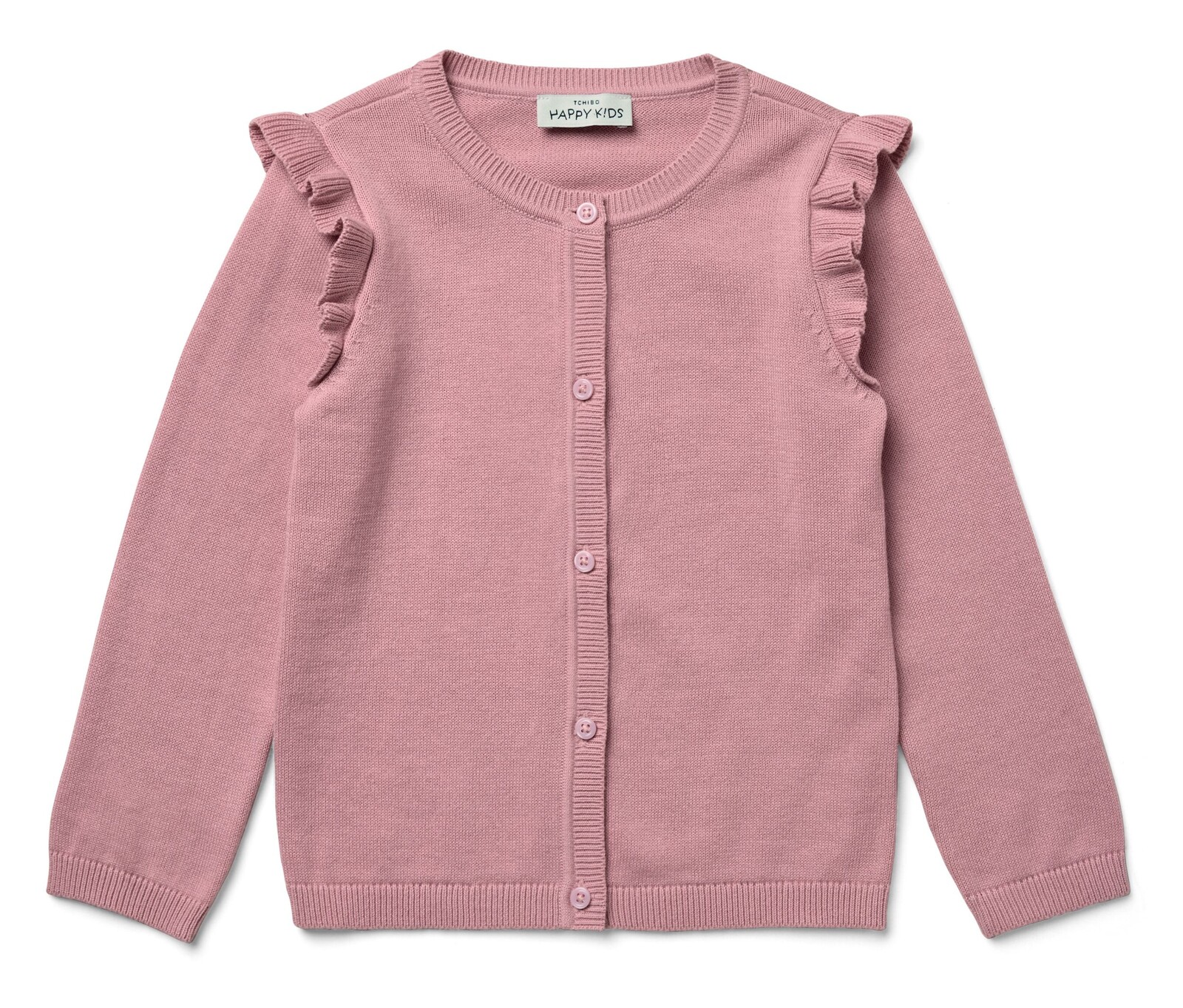 Tchibo - Dívčí pletený svetr - pro dívky - vel. 86/92 - barva: růžová