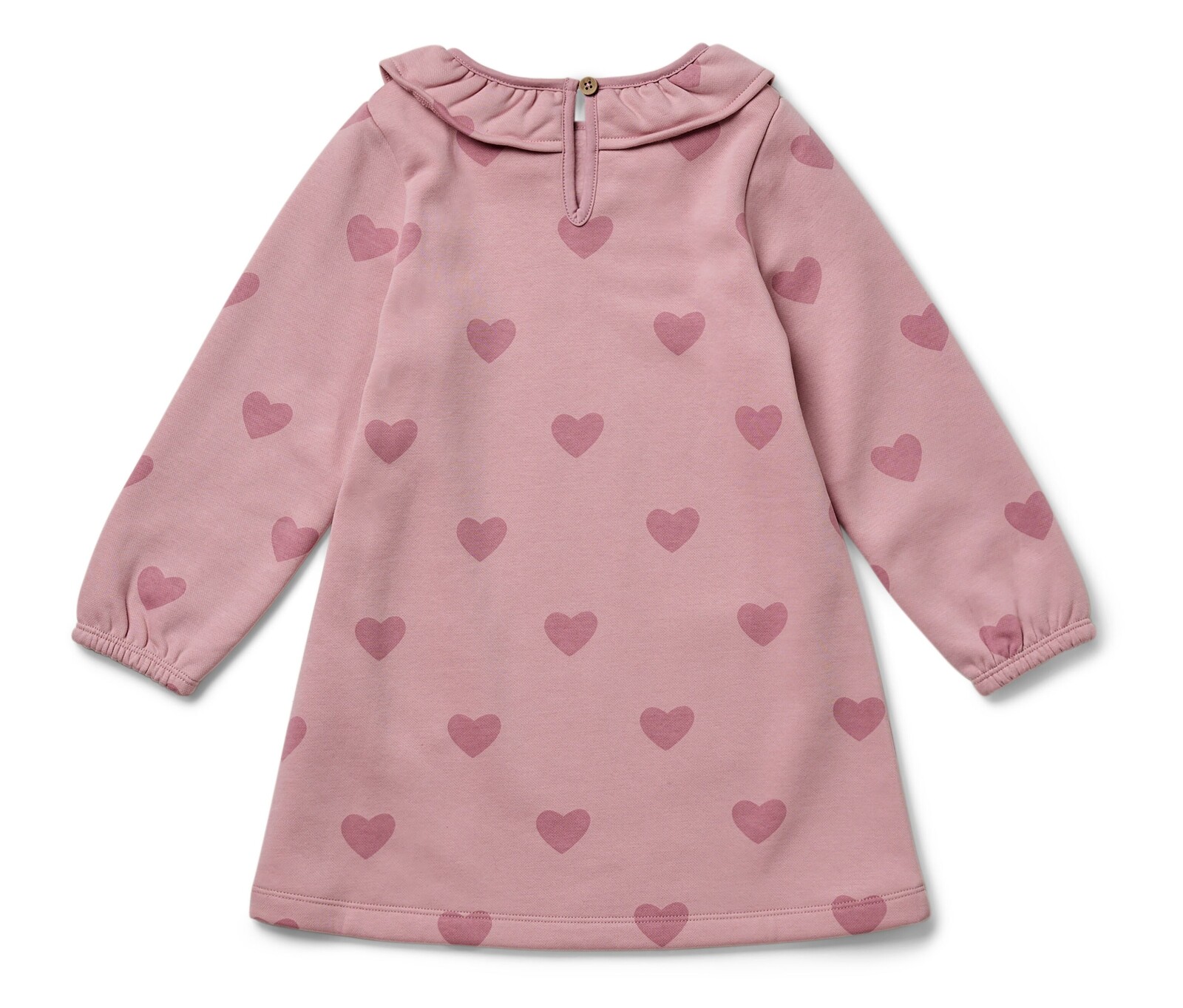 Tchibo - Dívčí teplákové šaty - pro dívky - vel. 86/92 - barva: růžová