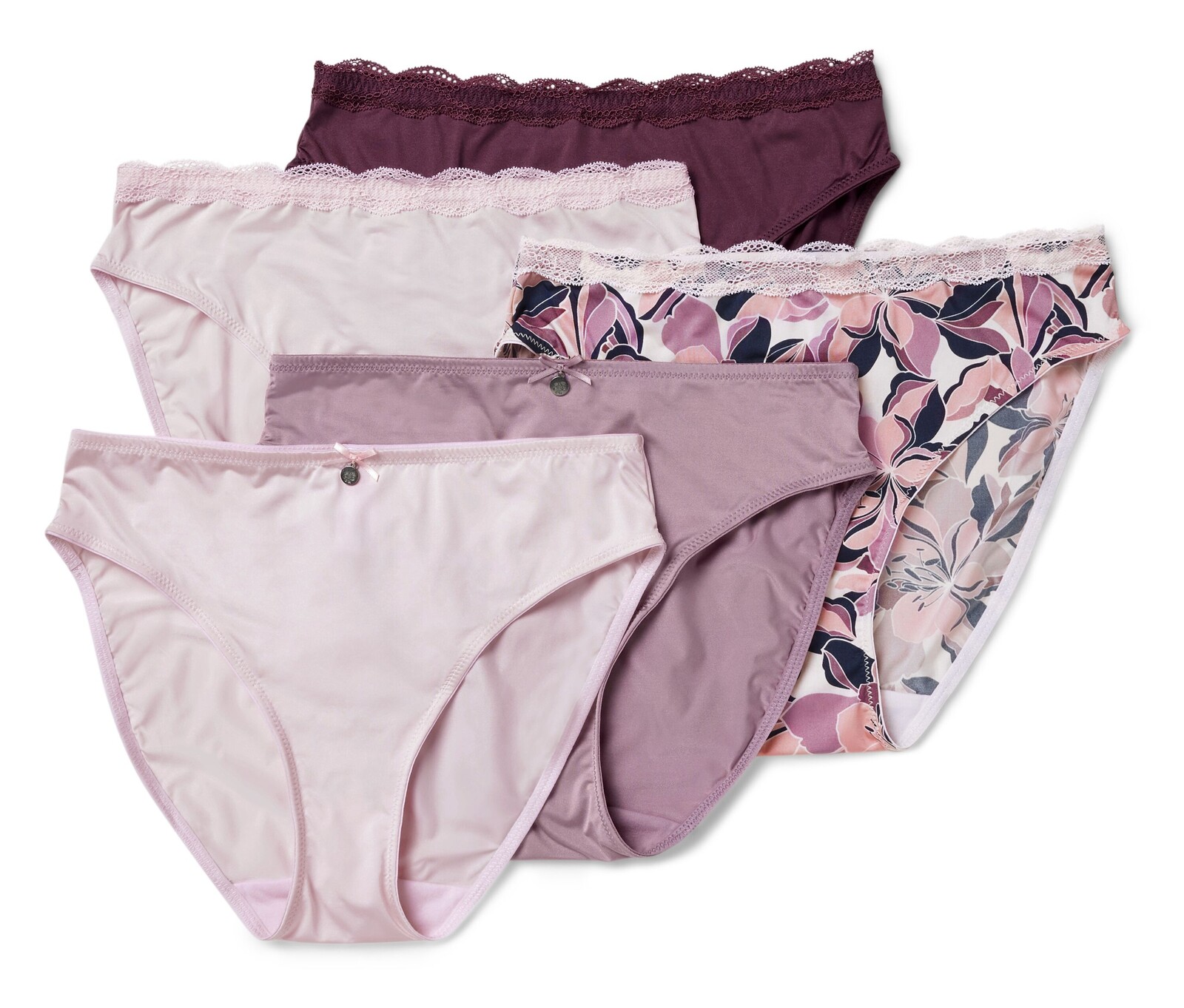 Tchibo - Kalhotky 5 ks - pro ženy - vel. S 36/38 - barva: růžová