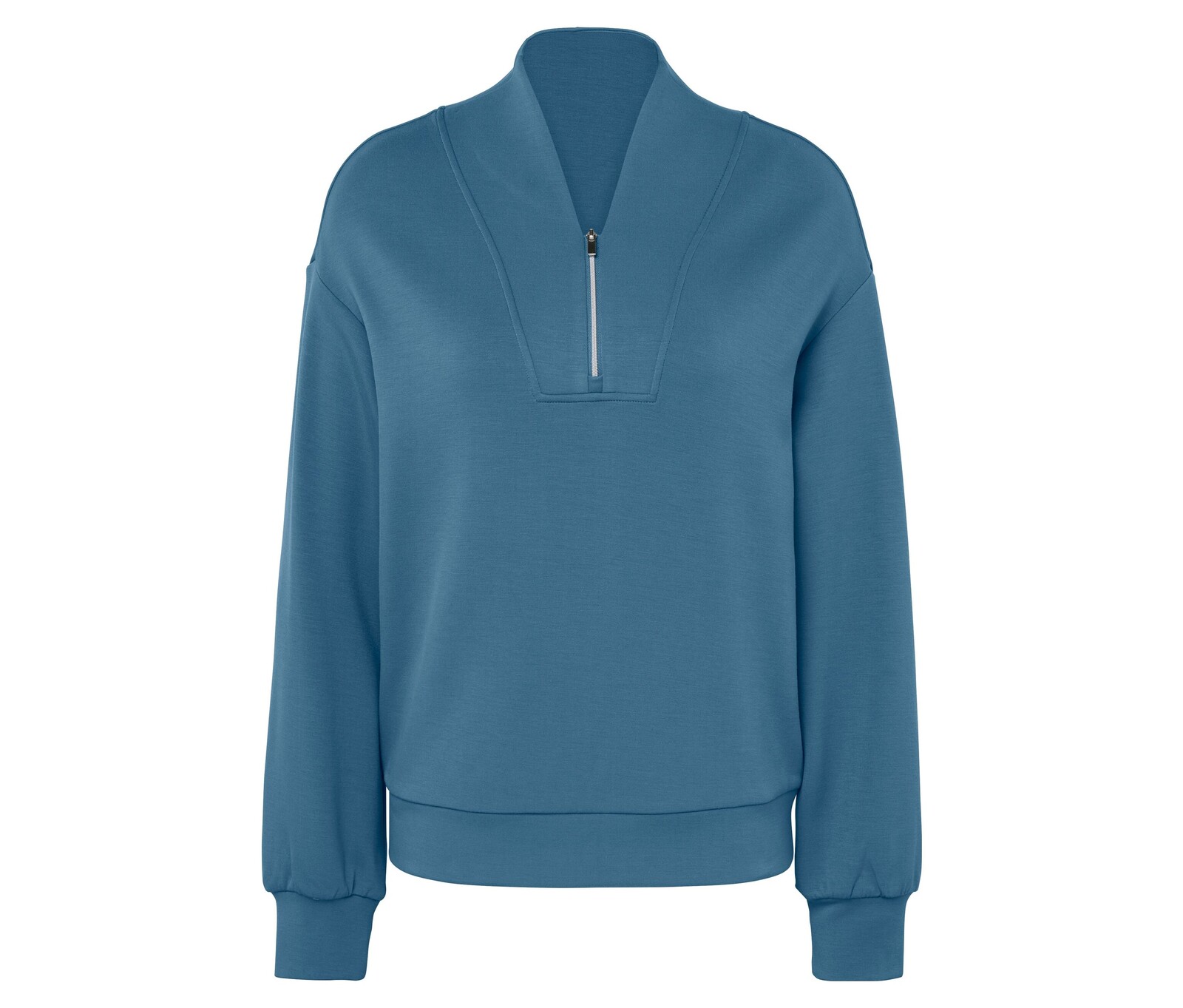 Tchibo - Prémiový svetr troyer - pro ženy - vel. XS 32/34 - barva: modrá