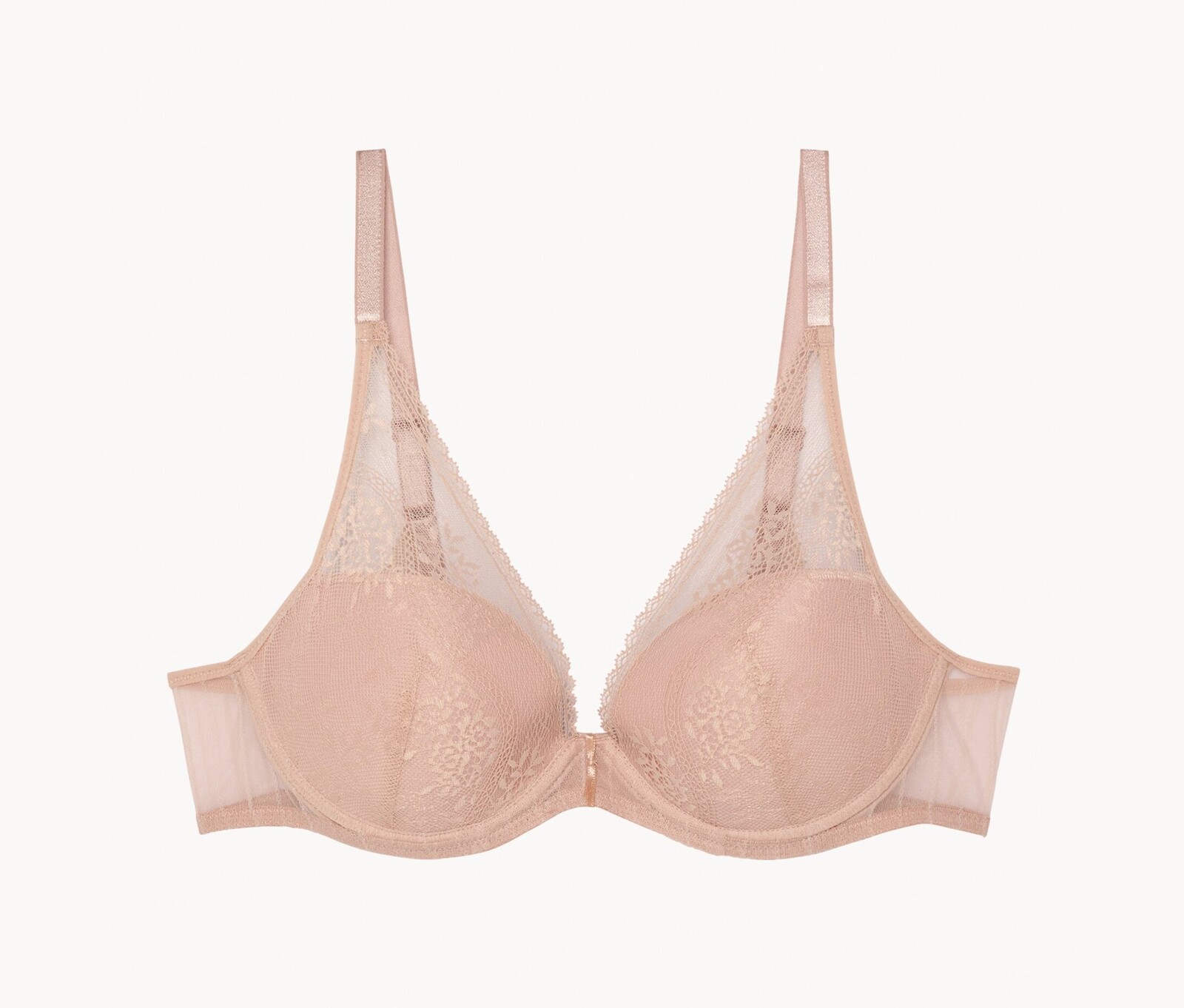 Podprsenka s nízkým středem Passionata »Maddie« - pro ženy - vel. 75B - barva: růžová