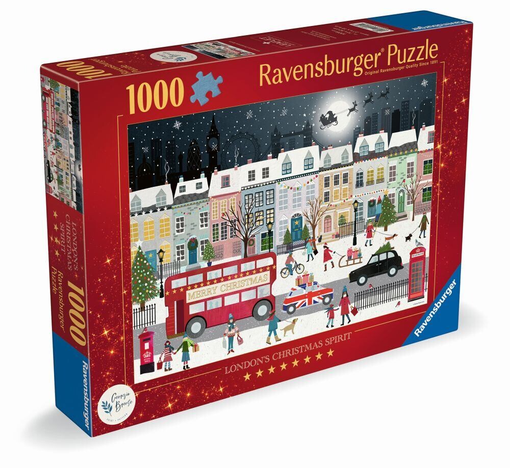 Ravensburger Vánoční duch Londýna Puzzle 1000 dílků
