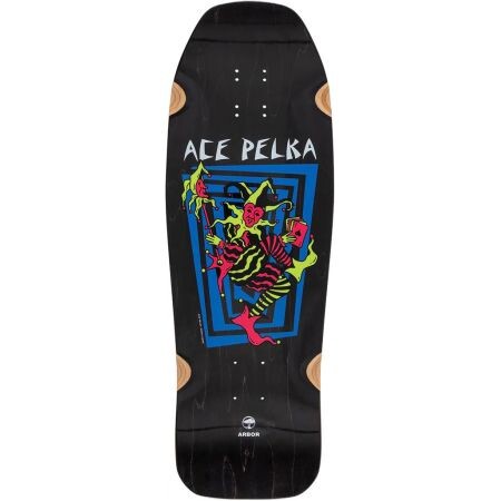 Sk8 Deska Arbor Ace Pelka Death Card - Černá - 10.0