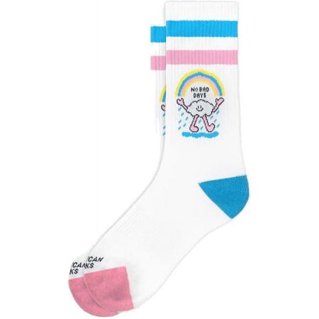 Ponožky American Socks No Bad Days - Bílá - Univerzální