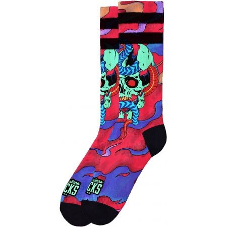 Ponožky American Socks Dead And Alive - Růžová - L/Xl