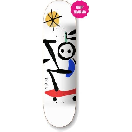 Sk8 Deska Macba Life Skateboy - Bílá - 8.25