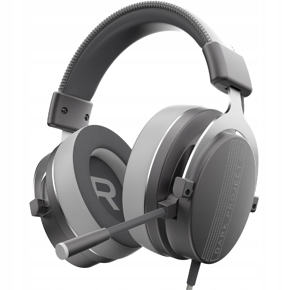 Dark Project One Vexo Wired Headset, Grey