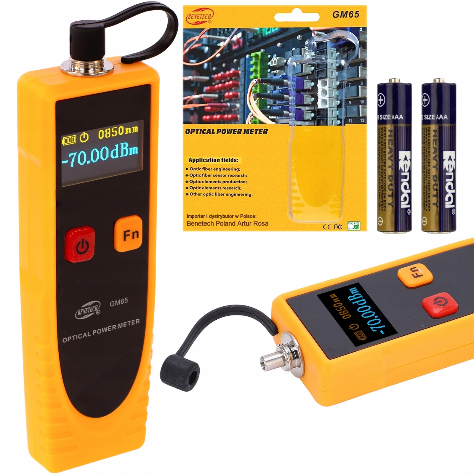 Měřič Optického Výkonu -70 +6 Dbm Potlačení Optické Dráhy Optického Vlákna