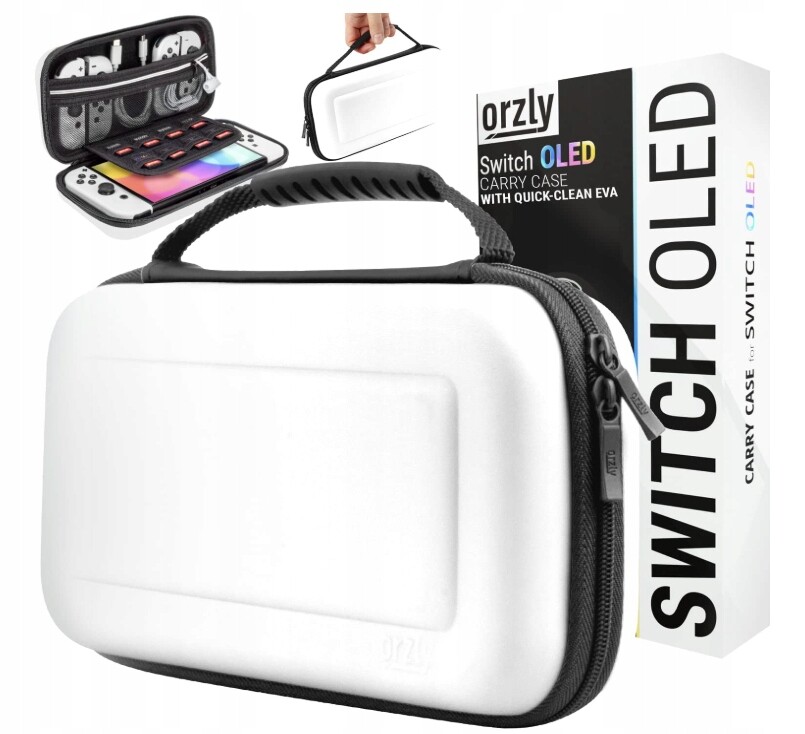 Orzly Pouzdro pro přenášení konzole Nintendo Switch Oled pouzdro, sklo apod.