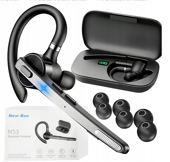 Bezdrátové Sluchátko New Bee M53 Bluetooth 5.1 Pro Řidiče