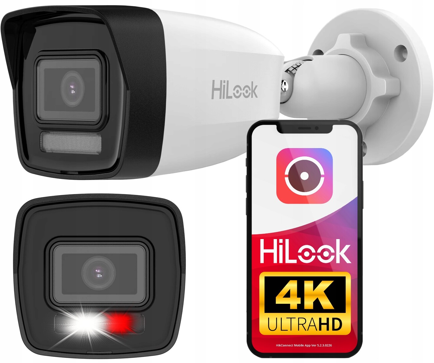 Ip Kamera 8MPx 4K Poe Venkovní Hilook By Hikvision IPCAM-B8-30DL