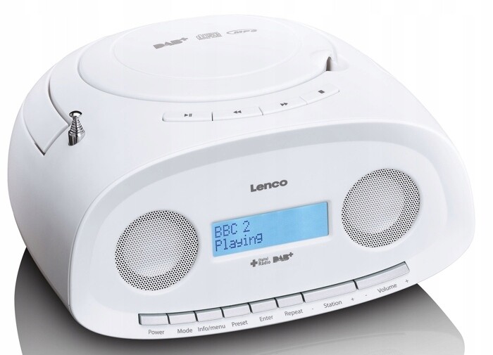 Radiopřijímač Lenco SCD-69 Dab+ CD Mp3 Usb Rds Digitální Rádio Dab+