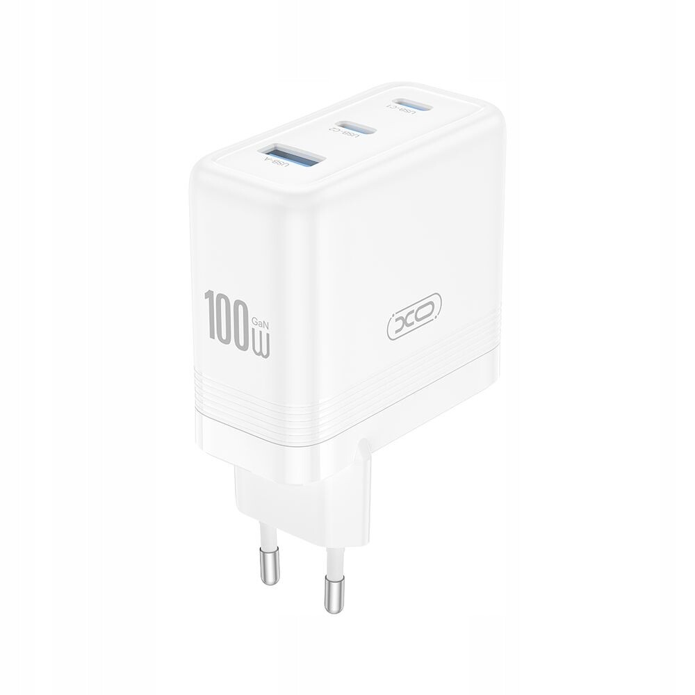 Xo síťová nabíječka CE35 Pd 100W 2xUSB-C 1xUSB Bílá