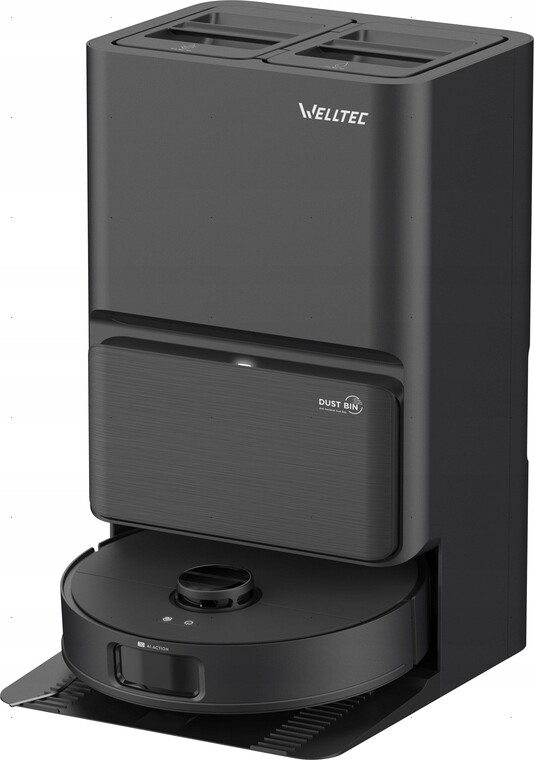 Uklízecí Robot Mopovací Welltec R90 Pro Stanice 5V1 Příslušenství