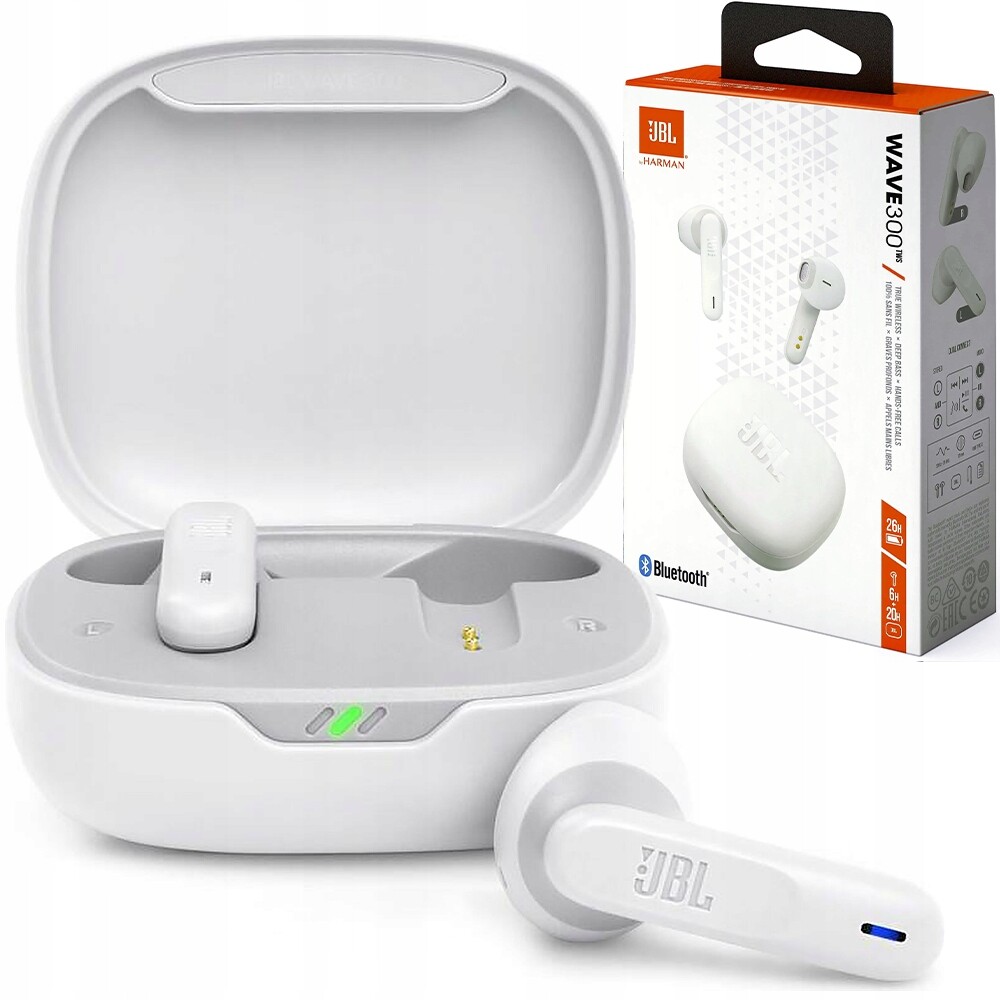 Bezdrátová Sluchátka Do Uší Jbl by Harman WAVE300 Tws BT5.2 White