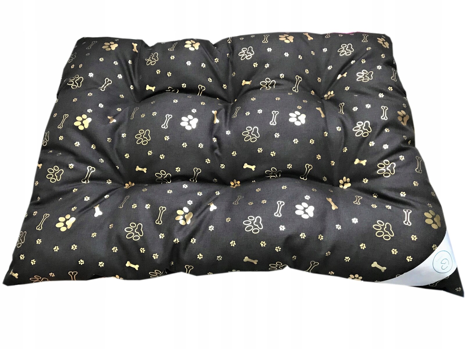 Pelíšek pro psa XXL 100 x 70 cm polštář kotec potah černá odolná
