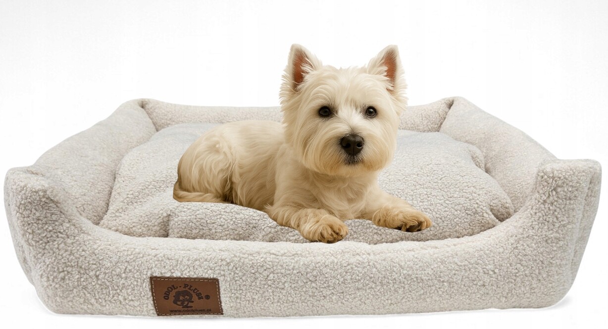 Pelíšek potah postel pro psa gauč 70x60 Beránek boucle