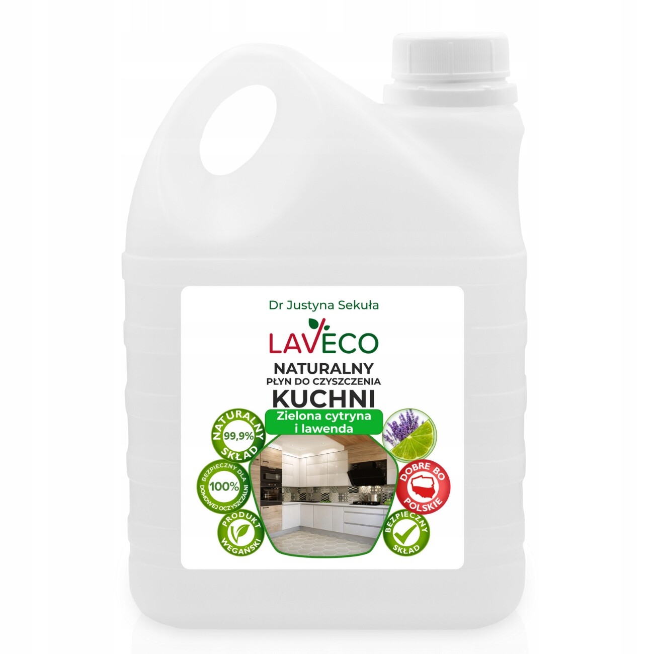 Laveco Přírodní čisticí prostředek na kuchyně – zelený