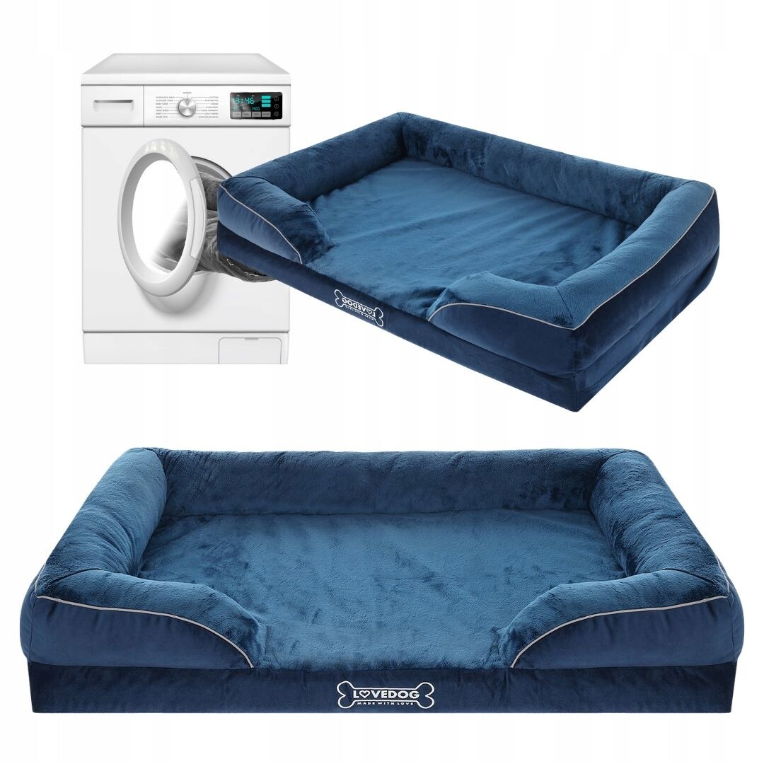 Pelíšek pro psa Ortopedické Velké XL 100x75 Obal na zámek, pohovka