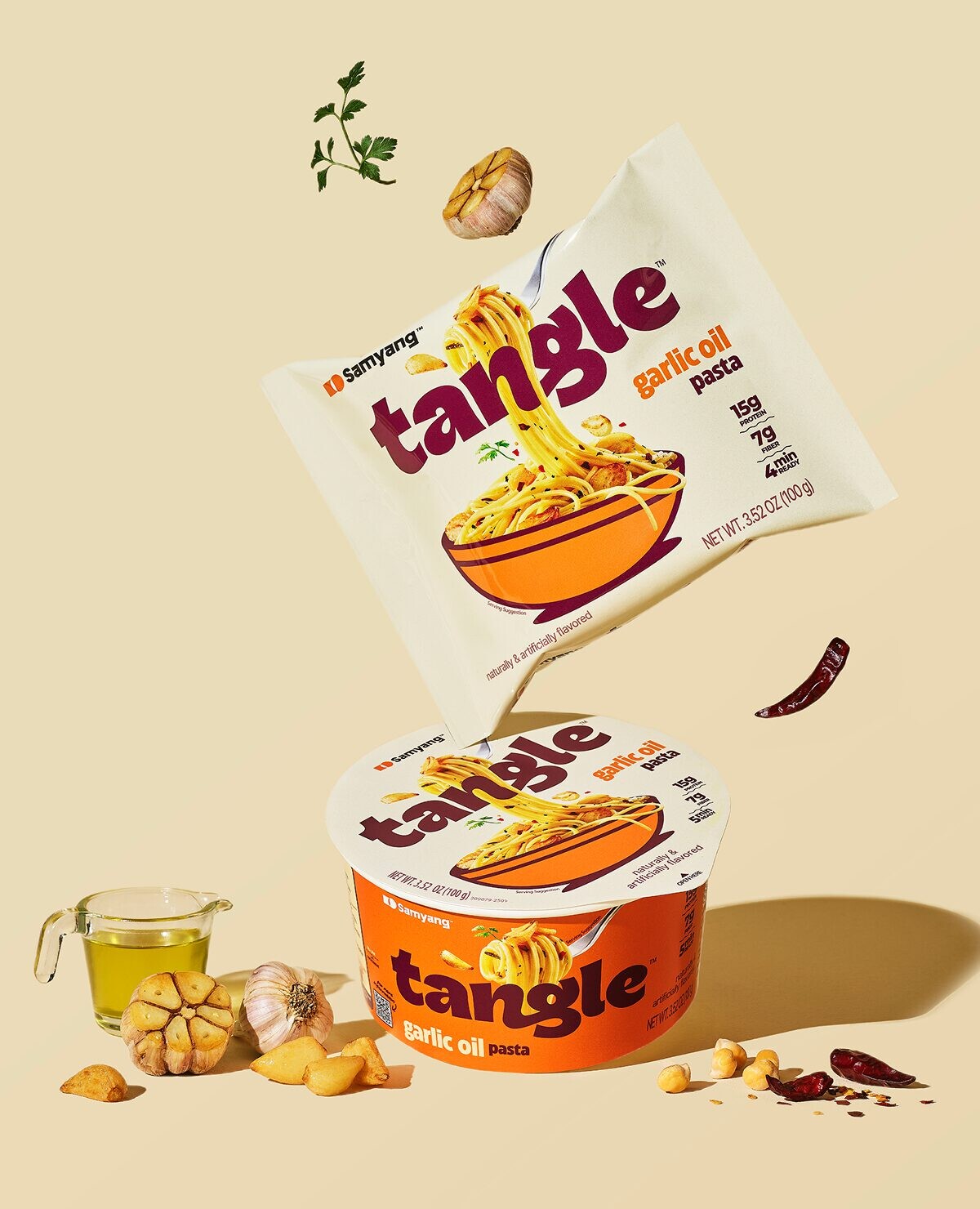 Jídlo Samyang Tangle česnekové 105g x 10ks