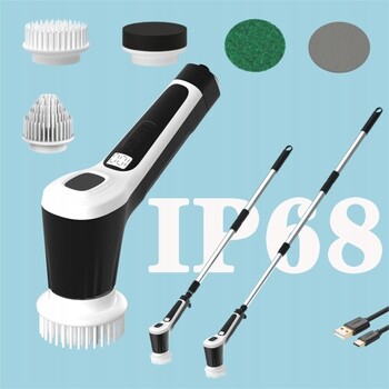 Elektrický kartáč Shine Mate – IP68, čisticí kapalina, displej