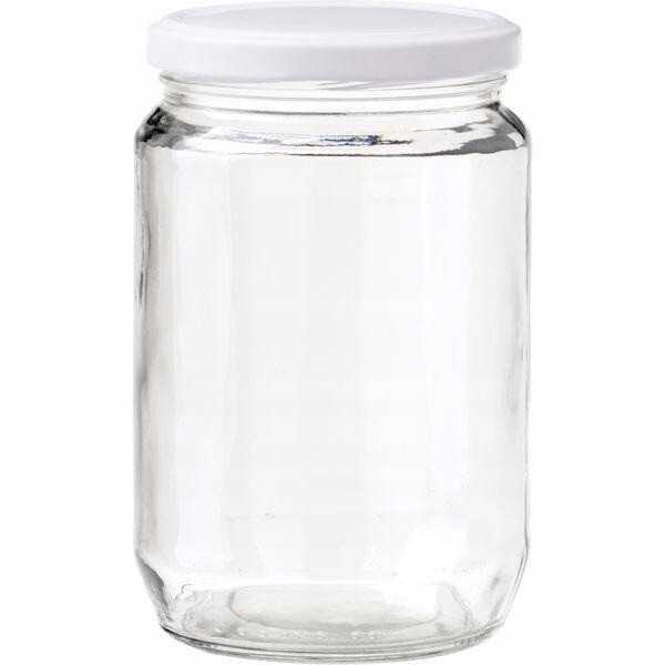 Gastro Zavařovací sklenice pro marmelády 720 ml bílé víčko (6 ks)