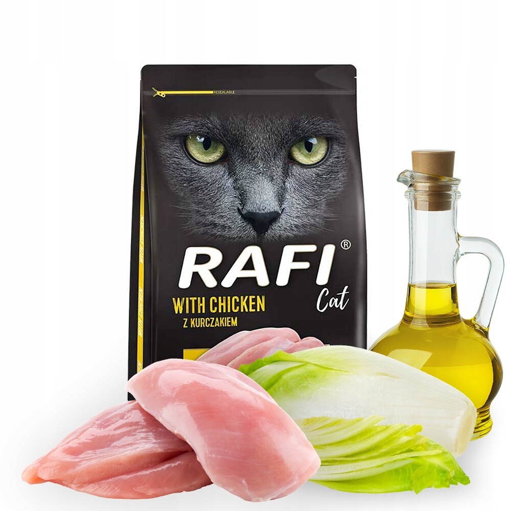 Rafi Cat s kuřecím masem 7 kg suché krmivo pro kočky