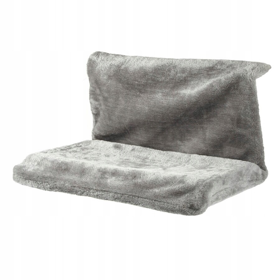 Houpací síť na radiátor pro kočky 45x30x24,5 cm, plyš, montáž bez použití nářadí