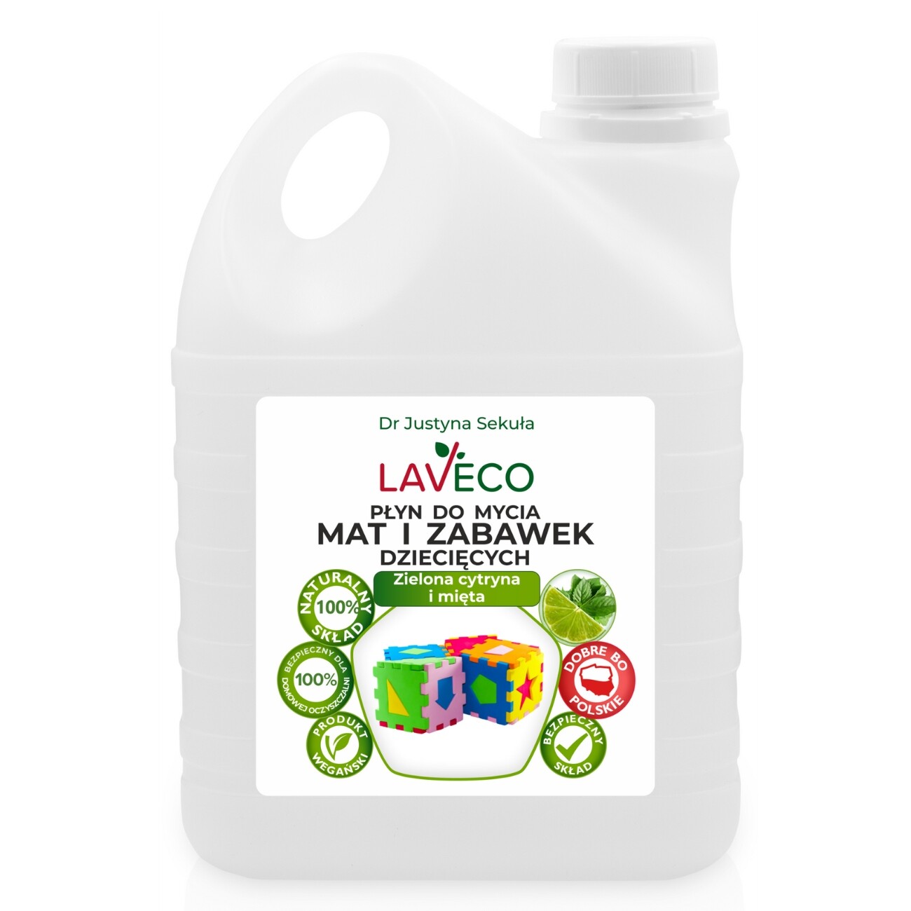 Tekutý Prostředek Na Mytí Dětských Rohoží A Hraček – Citron