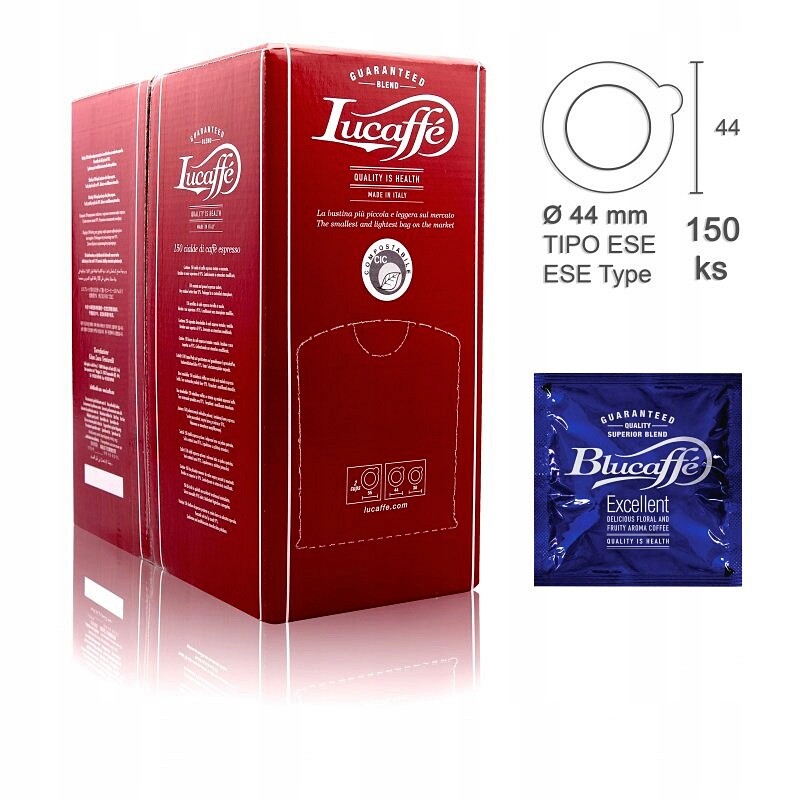 Káva v sáčcích Lucaffe 150 ks