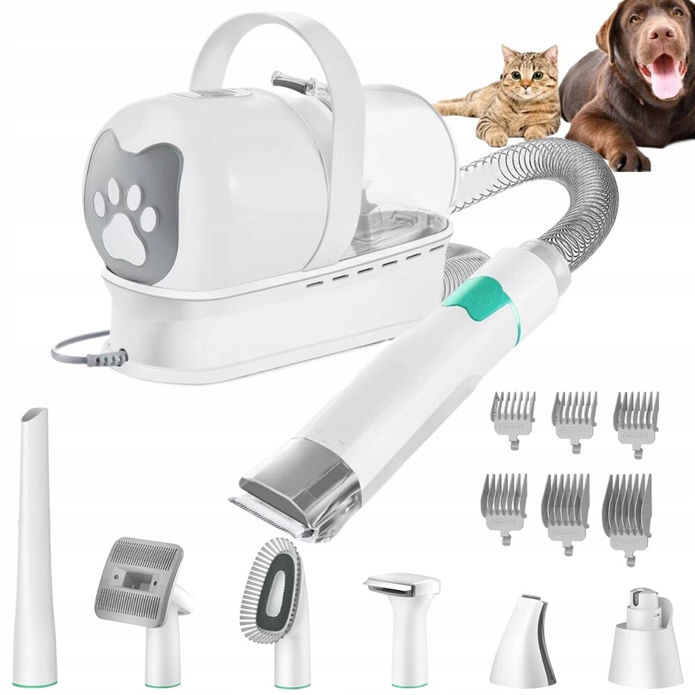 Sada Vysavač Pro Psy kočky 13000 Pa, Kartáč, Nádoba 1L 7v1