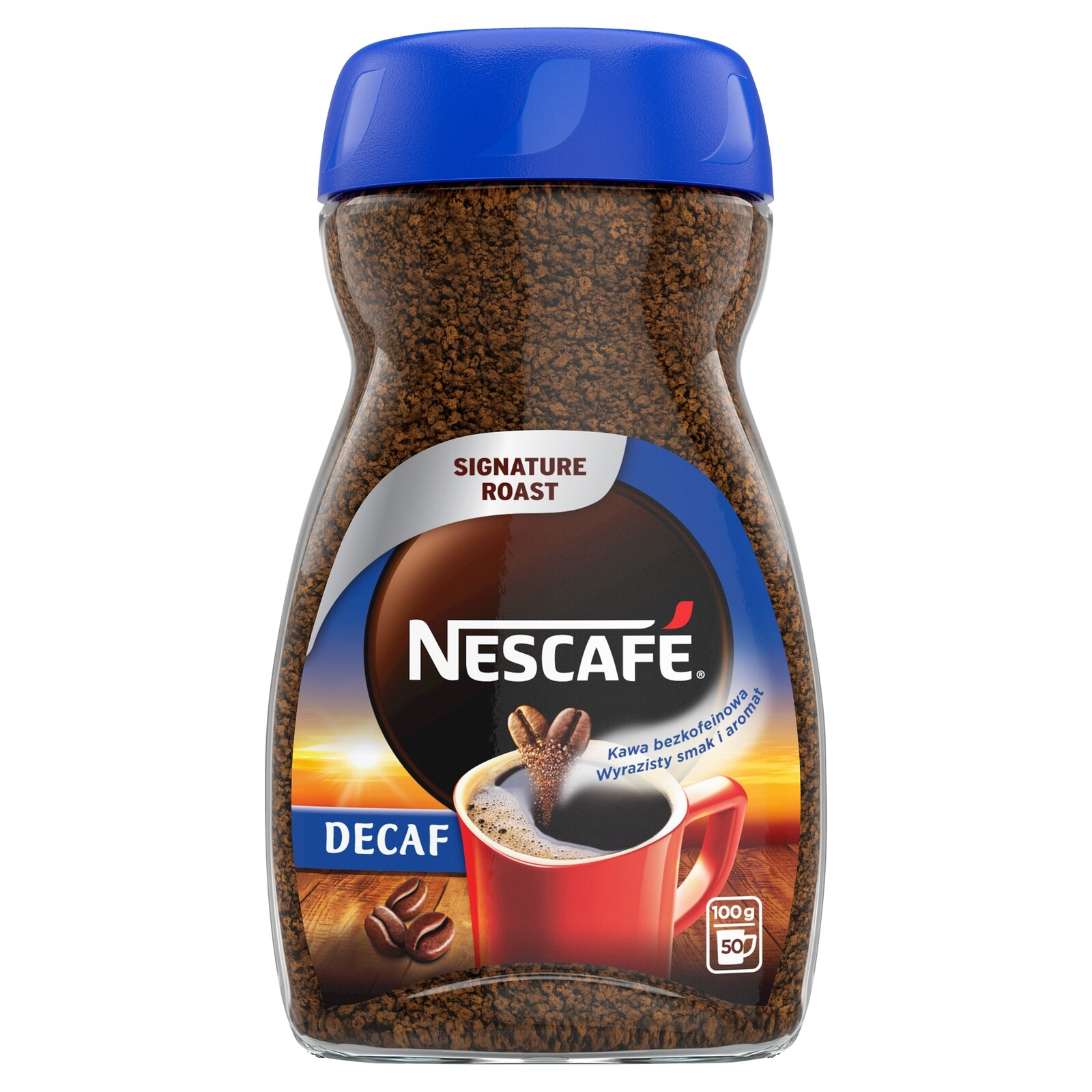 Káva rozpustná, bez kofeinu Nescafe 100 g