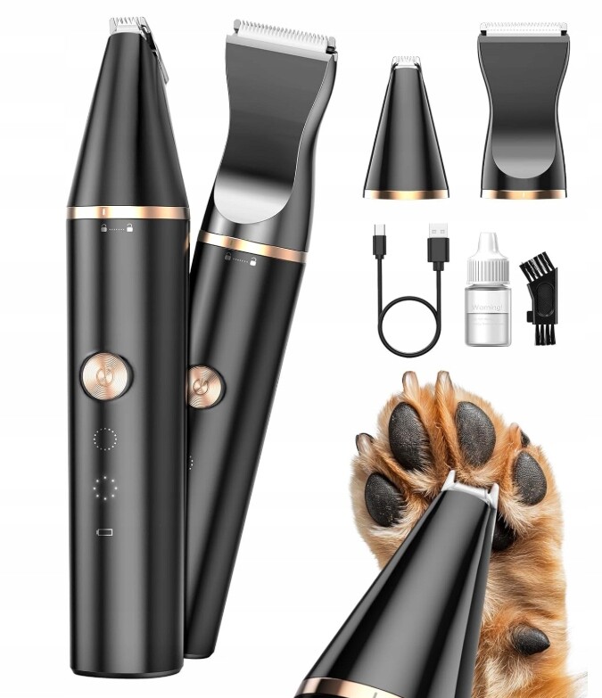 Velmi Tichý Bezdrátový Zastřihovač Pro Kočičí Tlapky Psů, Sada