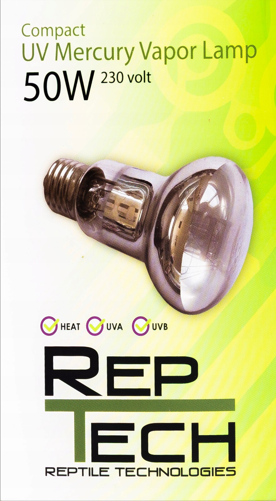 Topná Uvb žárovka 3v1 pro želví agamu 50W mini RepTech MVL rtuťová