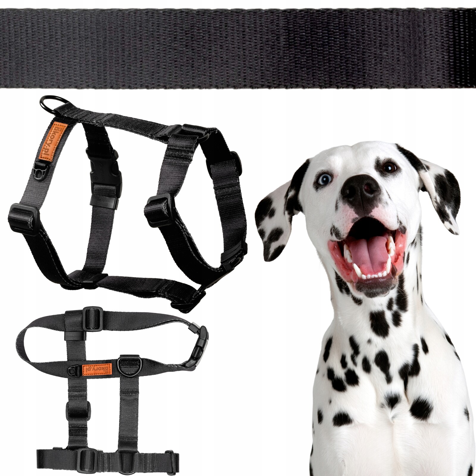 Beztlakové postroje Guard pro velkého psa L 25 mm Ukory Pasterský Briard