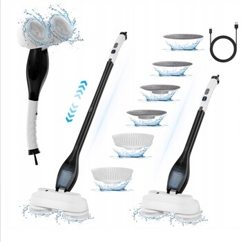 Elektrický kartáč Shine Mate – sprej, displej, IP68, 5v1