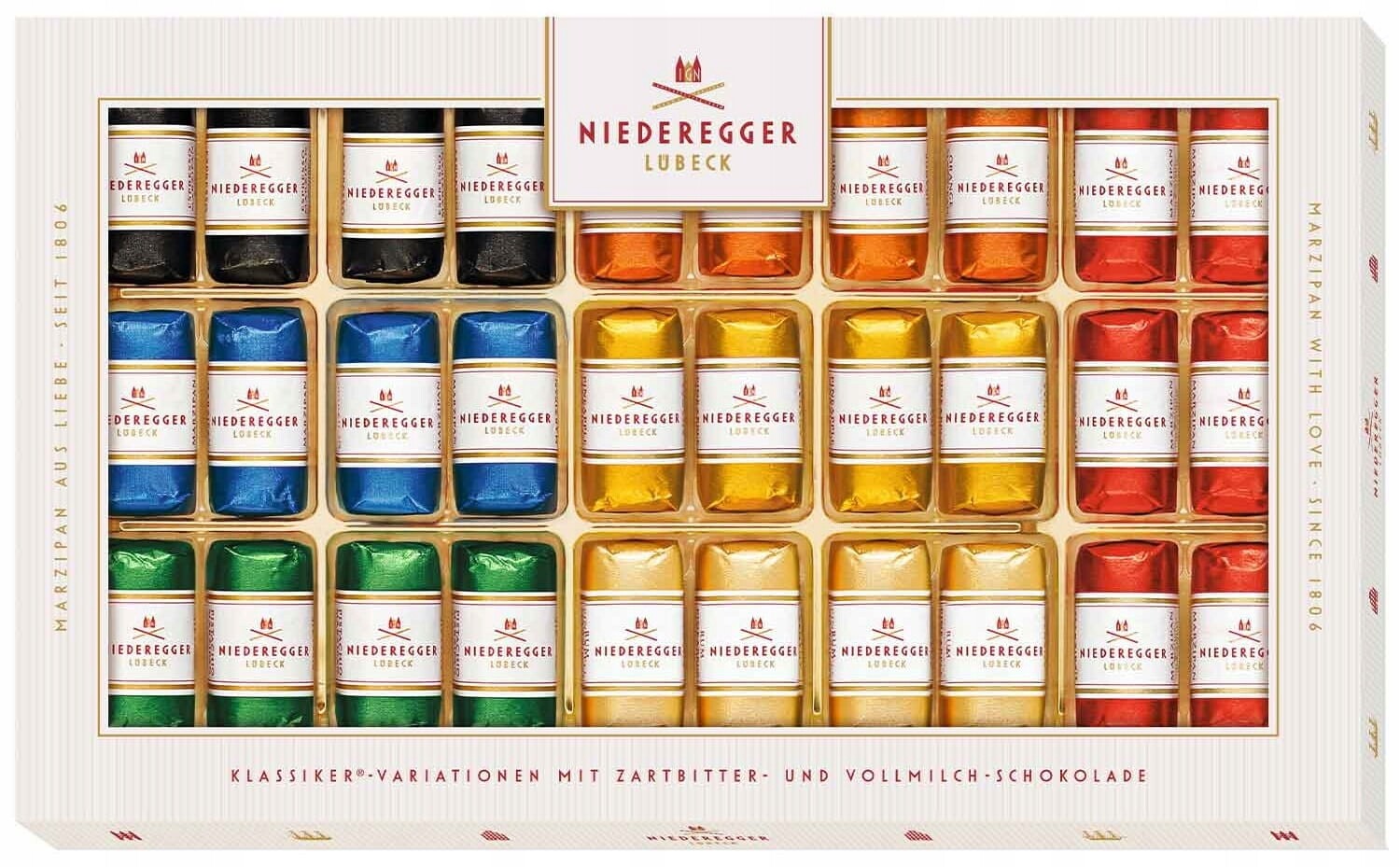 Niederegger Klassiker Variation pralinky 375 g 30 kusů