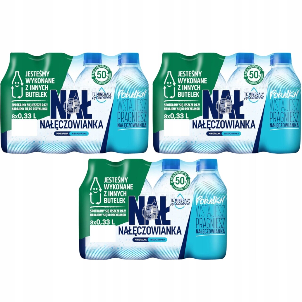 24 x Minerální voda Nałęczowianka Neperlivá budka 0,33 l