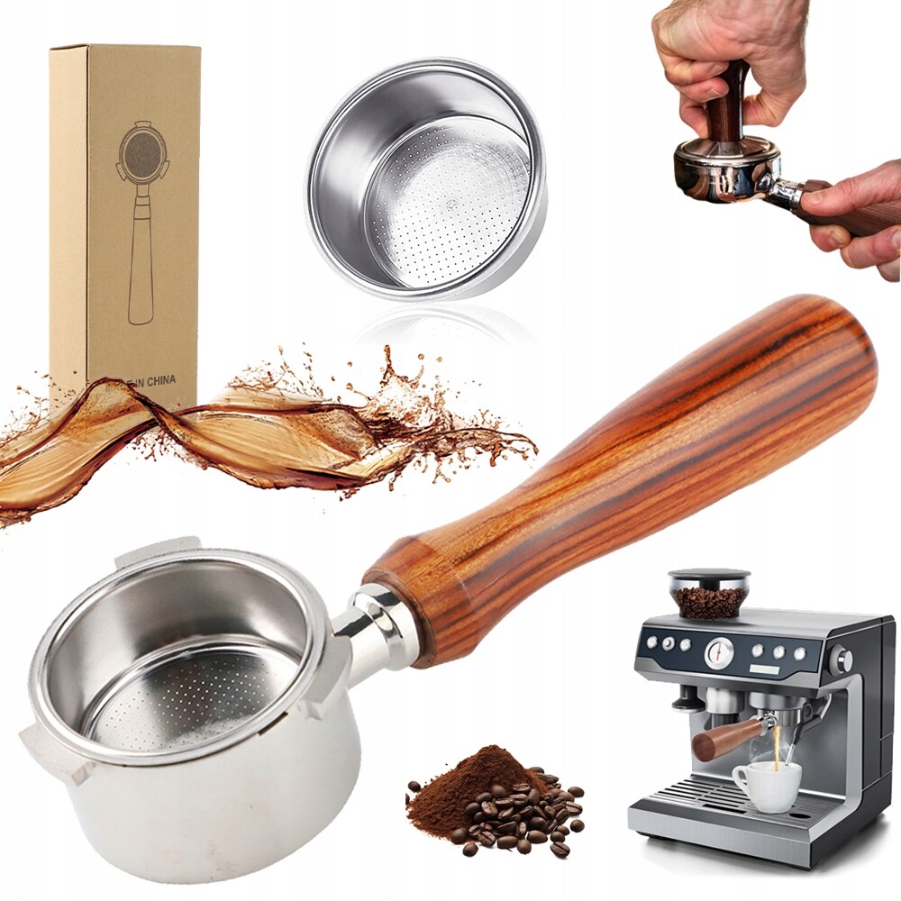 Espresso Portafilter Bez 51 MM Pro EC680 EC685, Profesionální Pro Baristy